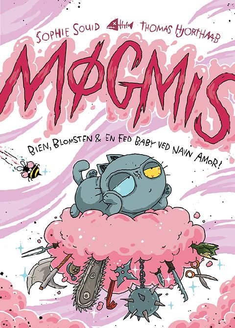 Møgmis - bien, blomsten og en fed baby ved navn Amor!