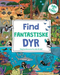 Find fantastiske dyr : følg karaktererne fra side til side!