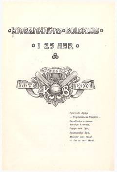 Kjøbenhavns Boldklub i 25 Aar
