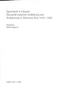 Geschlecht in Fesseln : Sexualität zwischen Aufklärung und Ausbeutung im Weimarer Kino 1918-1933