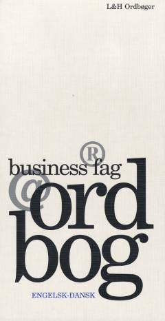 Business fagordbog, engelsk-dansk