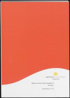 Reform af den civile retspleje. Bind 10 : Retsafgifter