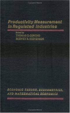 Productivity measurement in regulated industries