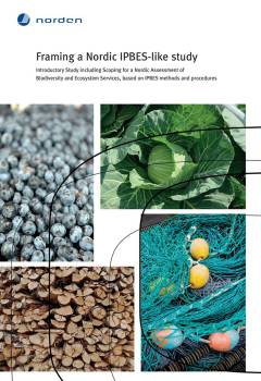 TemaNord. 2016:525 : Framing a Nordic IPBES-like study : introductory study including scoping for a Nordic assessment of biodiversity and ecosystem services, based on IPBES methods and procedures