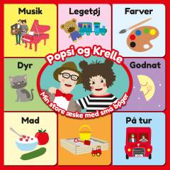 Popsi og Krelle - min store æske med små bøger