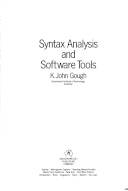 Syntax analysis and software tools