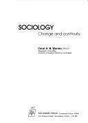 Sociology, change and continuity
