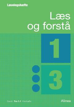 Læs og forstå : opgavebog -- Løsningshæfte. 1, 3. del