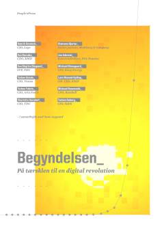 Begyndelsen : på tærsklen til en digital revolution