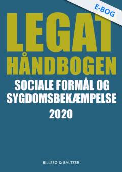Legathåndbogen Sociale formål og sygdomsbekæmpelse. 2020 (1. udgave)