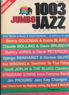 1003 jumbo jazz complete : for 1 stemme med becifring og melodistemme med becifring