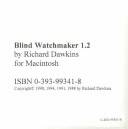 The blind watchmaker