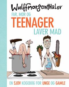 Far, mor og teenager laver mad