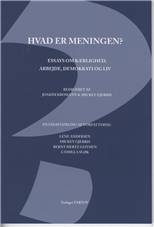 Hvad er meningen? : essays om kærlighed, arbejde, demokrati og liv