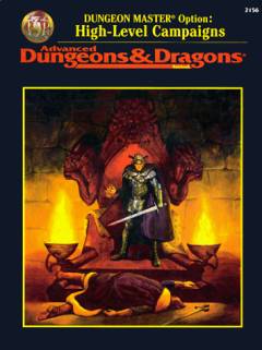 Dungeon Master option : high-level campaigns : rulebook