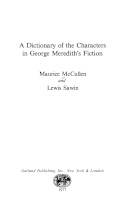 A dictionary of the characters in George Mere, dith's fiction