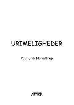 Urimeligheder : udigtede rim i diverse genrer