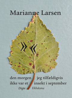 Den morgen jeg tilfældigvis ikke var et insekt i september : digte