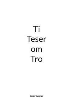 Ti teser om tro