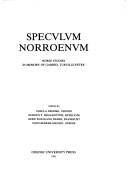 Speculum norroenum : Norse studies in memory of Gabriel Turville-Petre