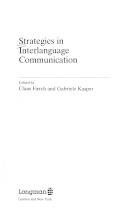 Strategies in interlanguage communication