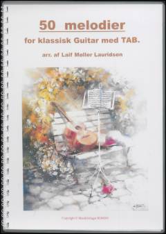 50 melodier for klassisk guitar med tab