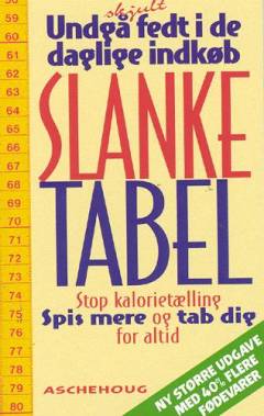 Slanketabel : undgå (skjult) fedt i de daglige indkøb : stop kalorietælling : spis mere og tab dig for altid