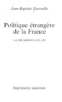 Politique étrangère de la France : la décadence 1932-1939