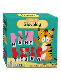 Staveleg : lær at stave med 10 søde puslespil