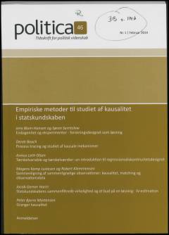 Empiriske metoder til studiet af kausalitet i statskundskaben