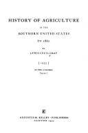 History of agriculture in the Southern United States to 1860