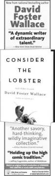 Consider the Lobster and other essays. Little, Brown and Company