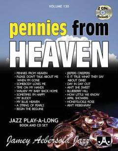 Pennies from heaven : jazz play-along book and cd set