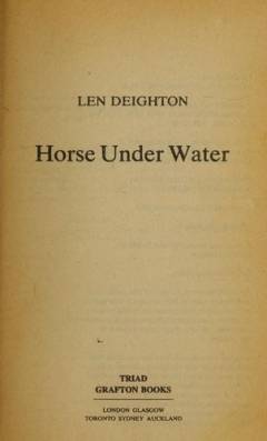 Horse under water