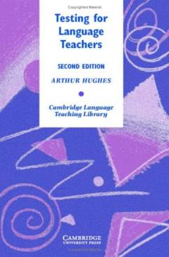 Testing for language teachers