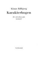 Karakterbogen : et virrehoveds notater