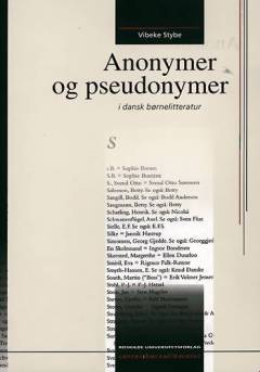 Anonymer & pseudonymer i dansk børnelitteratur