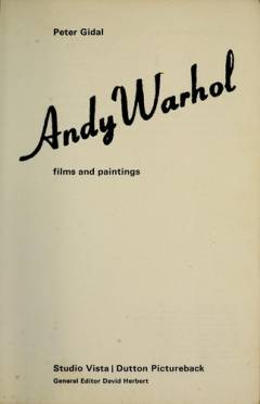 Andy Warhol : films and paintings