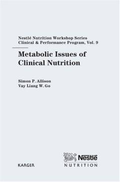 Metabolic issues of clinical nutrition