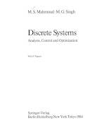Discrete systems : analysis, control, and optimization