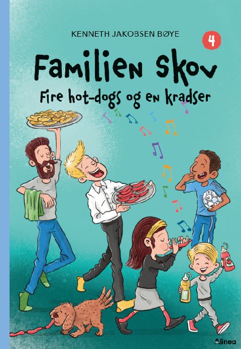 Familien Skov - fire hot-dogs og en kradser