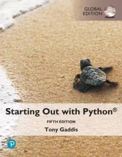 Starting out with Python
