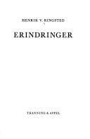 Erindringer. Bind 1
