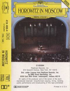 Horowitz in Moscow