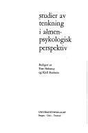 Studier av tenkning i almenpsykologisk perspektiv