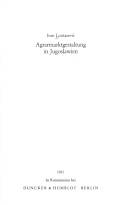 Agrarmarktgestaltung in Jugoslawien