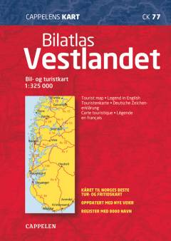 Bilatlas Vestlandet : bil- og turistkart