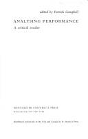 Analysing performance : a critical reader