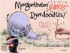 Morgenthalers vamle dyredoodles! : tegn selv resten af historien!