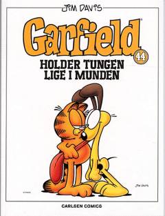 Garfield holder tungen lige i munden